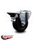 Service Caster 3.5'' Hard Rubber Wheel Swivel Bolt Hole Caster with Posi Lock Brake SCC-BH20S3514-HRS-PLB - alternate 5